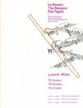 The Bassoon - 75 Studies - 25 Concert Studies - Op. 26 - Book 2 - Milde - H & H Music