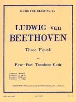 Three Equali for Four-Part Trombone Choir -  Beethoven