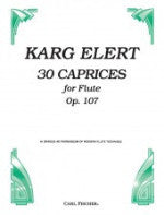 30 Caprices for Flute - Op. 107 - Karg Elert - H & H Music