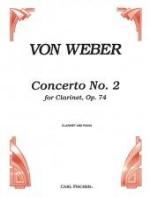 Concerto No. 2 for Clarinet, Op. 74 - Weber - H & H Music