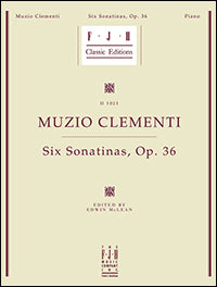 Muzio Clement - Six Sonatinas, Op. 36 (Edited by Edwin McLean)