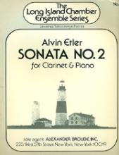 Sonata No. 2 for Clarinet and Piano - Etler*
