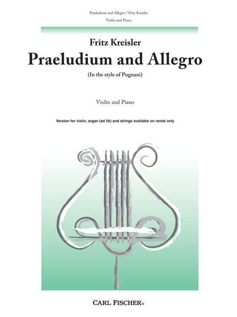 Praeludium and Allegro - Kreisler for violin