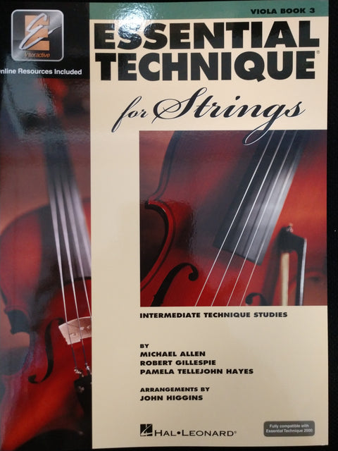 Essential Technique for Strings - Book 3