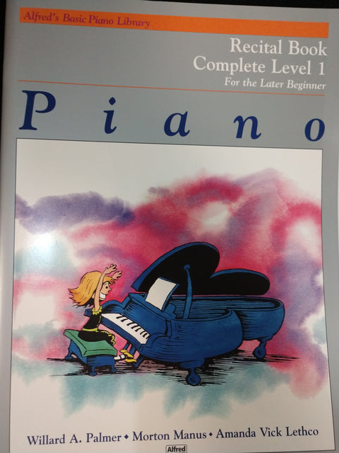 Alfred's Basis Piano Library - Complete Level 1- For the Later Beginner