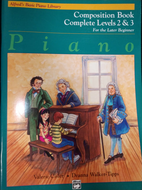 Alfred's Basic Piano Library - Complete Levels 2 & 3 - For the Later Beginner