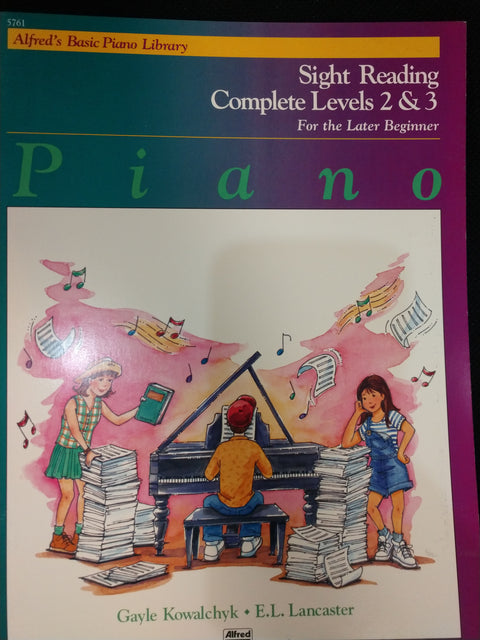 Alfred's Basic Piano Library - Complete Levels 2 & 3 - For the Later Beginner