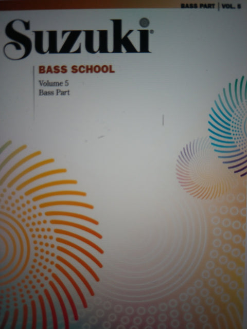 Suzuki Bass School - Volumes 1-5 - Book Only