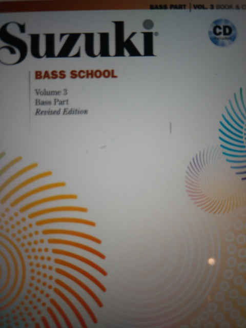 Suzuki Bass School - Volumes 1-3 - Book and CD