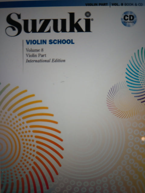 Suzuki Violin School - Volumes 1-8 - Book and CD