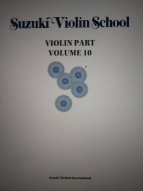 Suzuki Violin School - Volumes 1-10 - Book Only