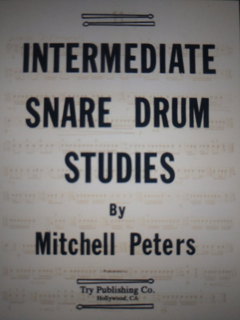 Intermediate Snare Drum Studies - Peters