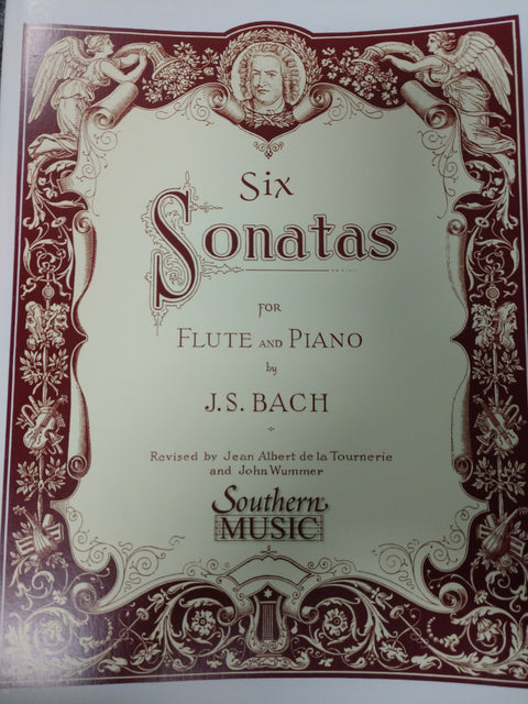 Six Sonatas for Flute and Piano - J.S. Bach/Tournerie/Wummer