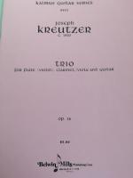 Trio for Flute (Violin), Clarinet (Viola) and Guitar - Op. 16 - Kalmus Guitar Series - Kreutzer