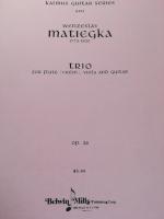 Trio for Flute (Violin), Viola and Guitar - Op. 26 - Kalmus Guitar Series - Matiegka