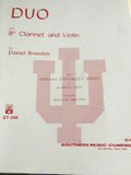 Duo for Bb Clarinet and Violin - Breedon - H & H Music