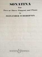 Sonatina for Two or Three Timpani and Piano - Tcherepnin