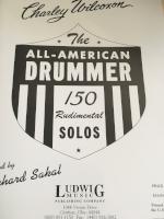 The All-American Drummer - 150 Rudimental Solos - Wilcoxon/Edited by Sakal