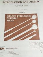 Introduction and Allegro - Grade 6 - Percussion Duet - Funnell