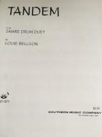 Tandem for Snare Drum Duet - Bellson