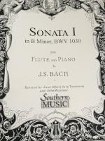 Sonata I in B Minor, BWV 1030 for Flute and Piano - J. S. Bach