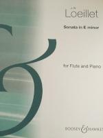 Sonata in E Minor for Flute and Piano - Loeillet