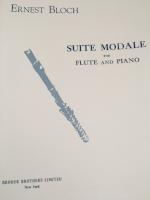 Suite Modale for Flute and Piano - Bloch