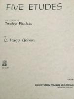 Five Etudes for a Group of Twelve Flutists - Grimm