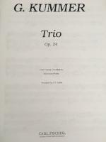 Trio, Op. 24 - Clarinet - Kummer/Laube