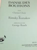 Danse Des Bouffons for - Clarinet - Rimsky-Korsakov/by Roach