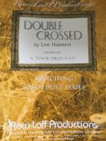 Double Crossed - Advanced - Tenor Drum Solo - Hanson