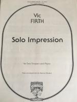 Solo Impression for Two Timpani and Piano - Vic Firth