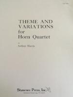 Theme and Variations for Horn Quartet - Harris