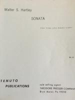 Sonata for Tuba and Piano (1967) - Hartley