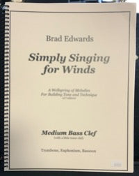 Simply Singing for Winds - Edwards