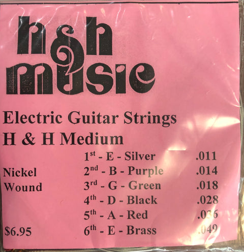 H & H Music Electric Guitar String Set