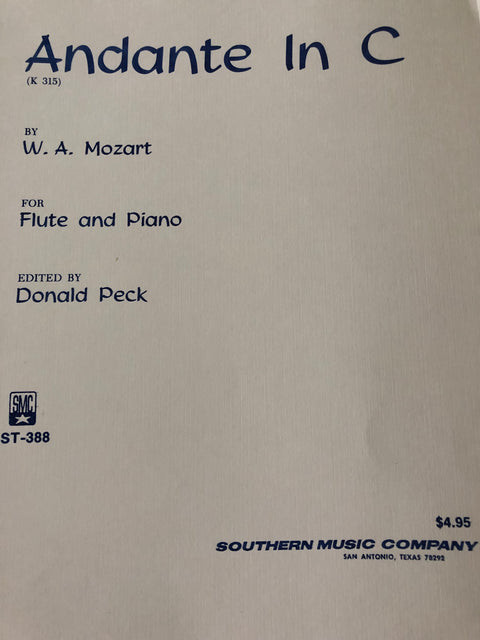 Andante in C (K. 315) - Mozart/Edited by Peck*