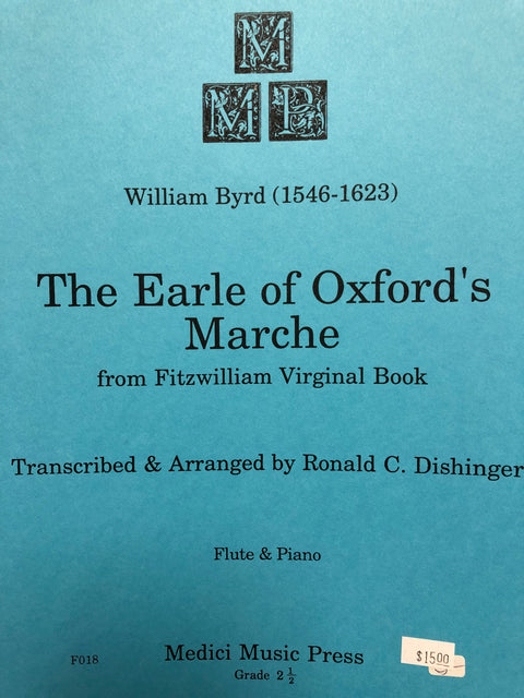 The Earle of Oxford's Marche - Byrd/Dishinger - Flute*