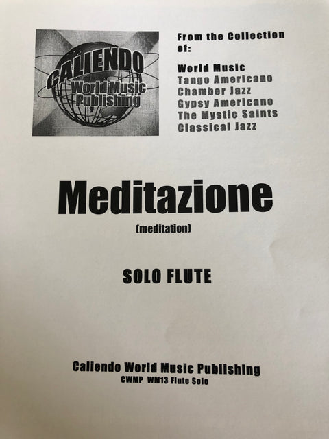 Meditazione (Meditation) - World Music - Solo Flute - Caliendo*