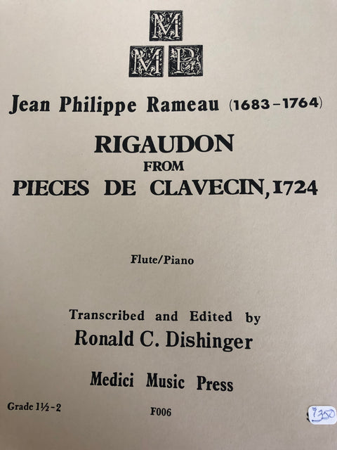 Rigaudon from Piecs de Clavecin, 1724 - Rameau/Dishinger*