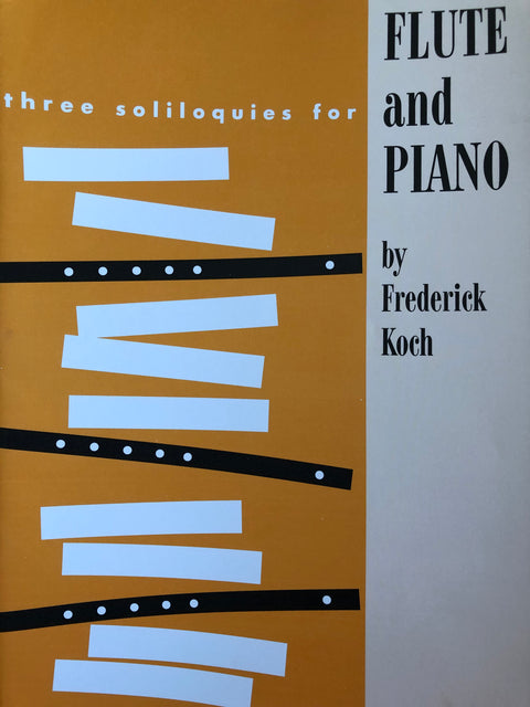 Three Soliloquies for Flute and Piano - Koch*