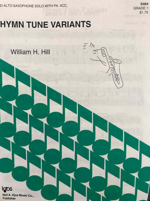 Hymn Tune Variants - Alto Saxophone - Hill