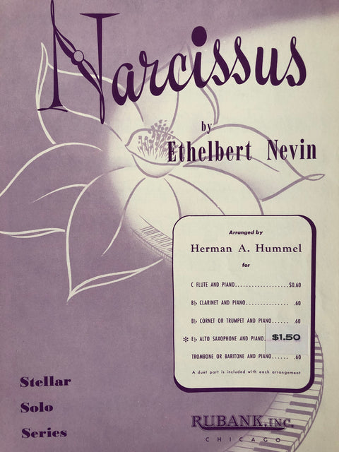 Narcissus - Alto Saxophone - Nevin/Hummel