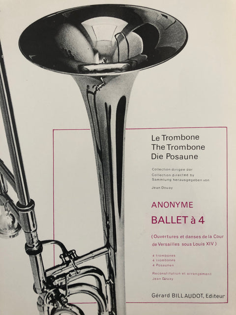 Ballet à 4 - Douay - Trombone Quartet