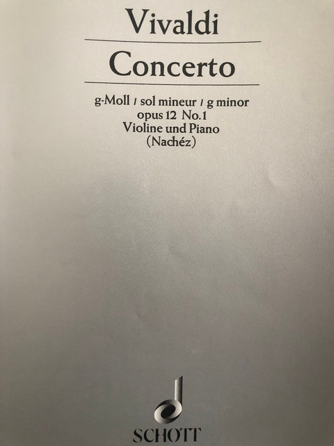 Concerto in G minor for Violin - Vivaldi