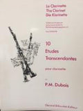 10 Etudes Transcendantes pour Clarinette (10 Transcendental Studies for Clarinet) - Dubois - H & H Music