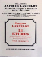 23 Studies for Clarinet - Jacques Lancelot's Collection - Classic and Modern Works for Clarinet - Lancelot/Edited by Billaudot - H & H Music