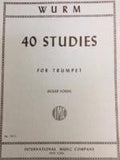 40 Studies for Trumpet - Wurm/Voisin - H & H Music