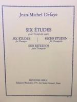 Six Etudes for Trumpet - Defaye - H & H Music