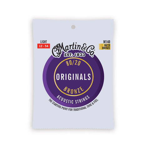 Acoustic Guitar Strings - Martin - MA140 light gague